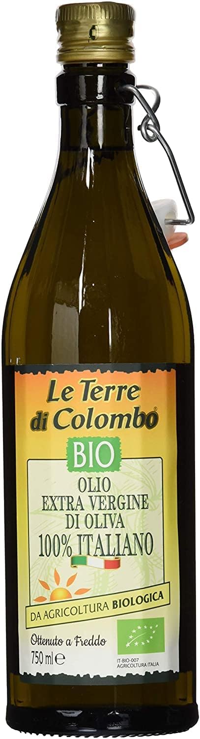 Le Terre di Colombo – 100 % italienisches Bio-Olivenöl extra vergine 0,75 l