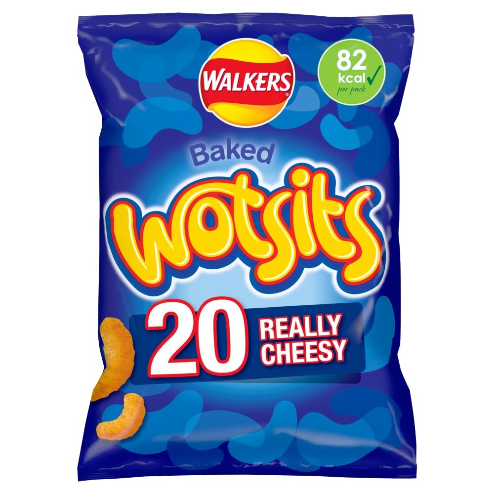 Walkers Wotsits Really Cheesy Multipack Snacks Chips 20x16,5g