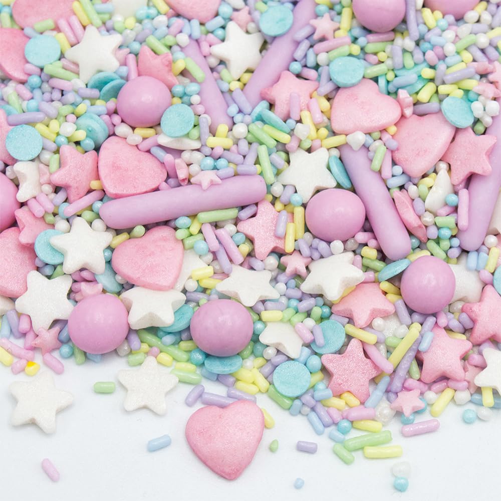 Anniversary House – Happy Sprinkles Party Mix, 90 g, essbare Kuchendekorationen