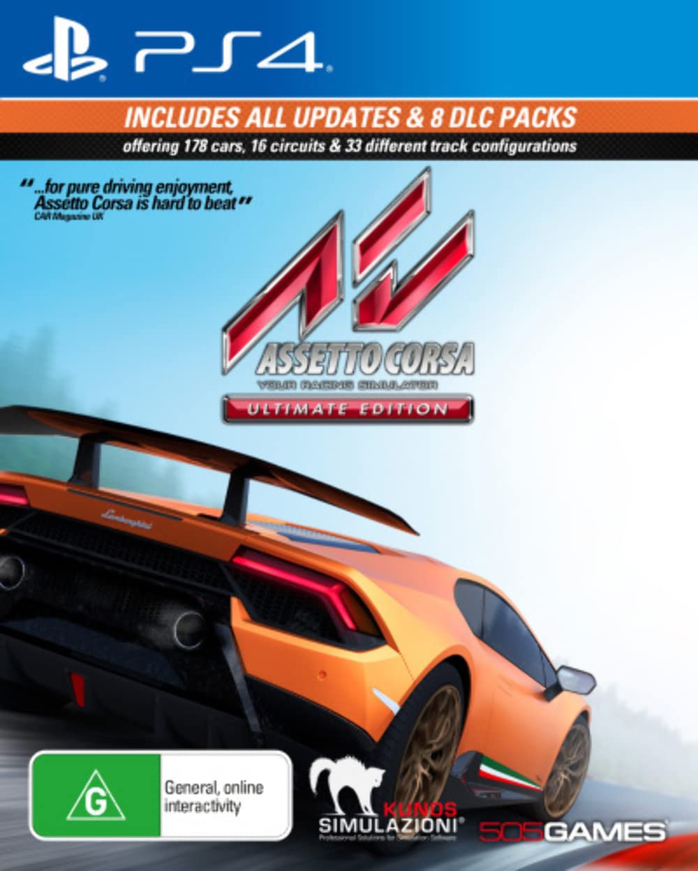 Assetto Corsa Ultimate Edition – PS4-Rennsimulator