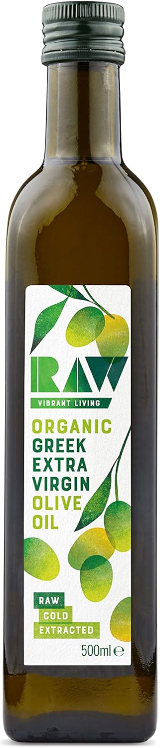 Raw Vibrant Living – Griechisches natives Olivenöl extra, 500 ml