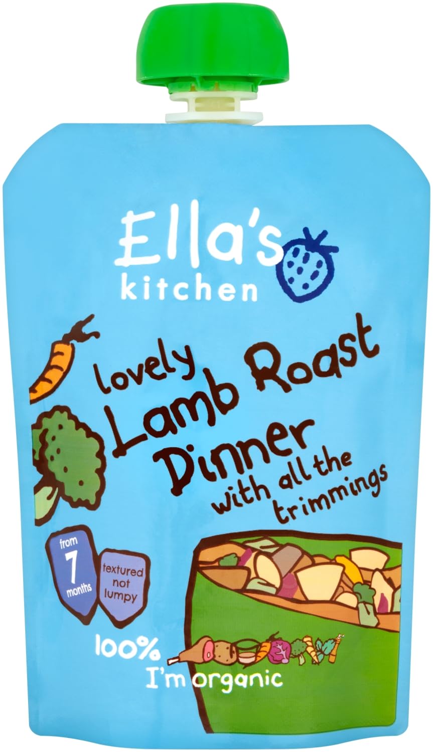 Ella's Kitchen Bio-Lammbraten mit Beilagen, 130 g
