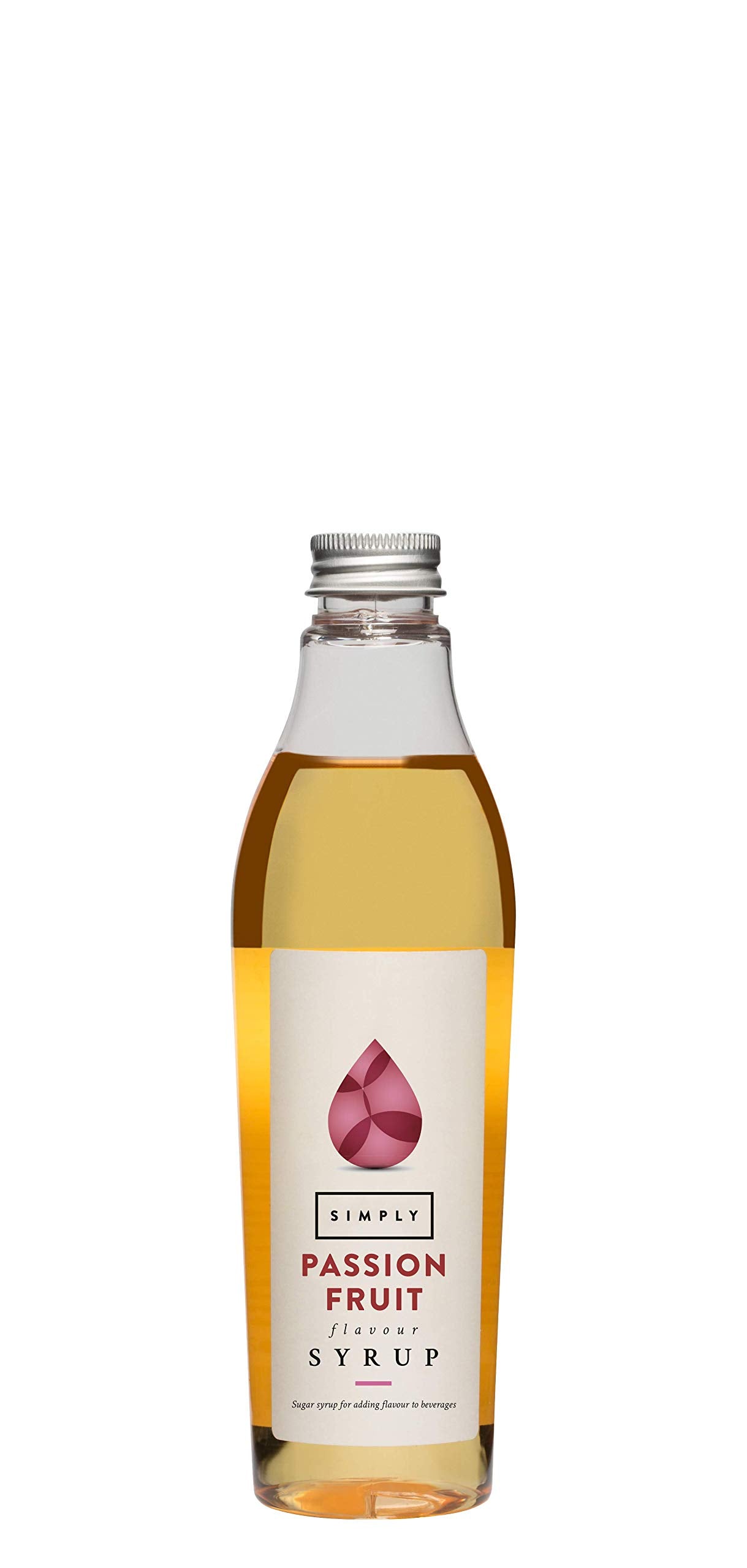 Simply - Passionsfruchtsirup, veganer und nussfreier aromatisierter Sirup für Getränke und Backwaren