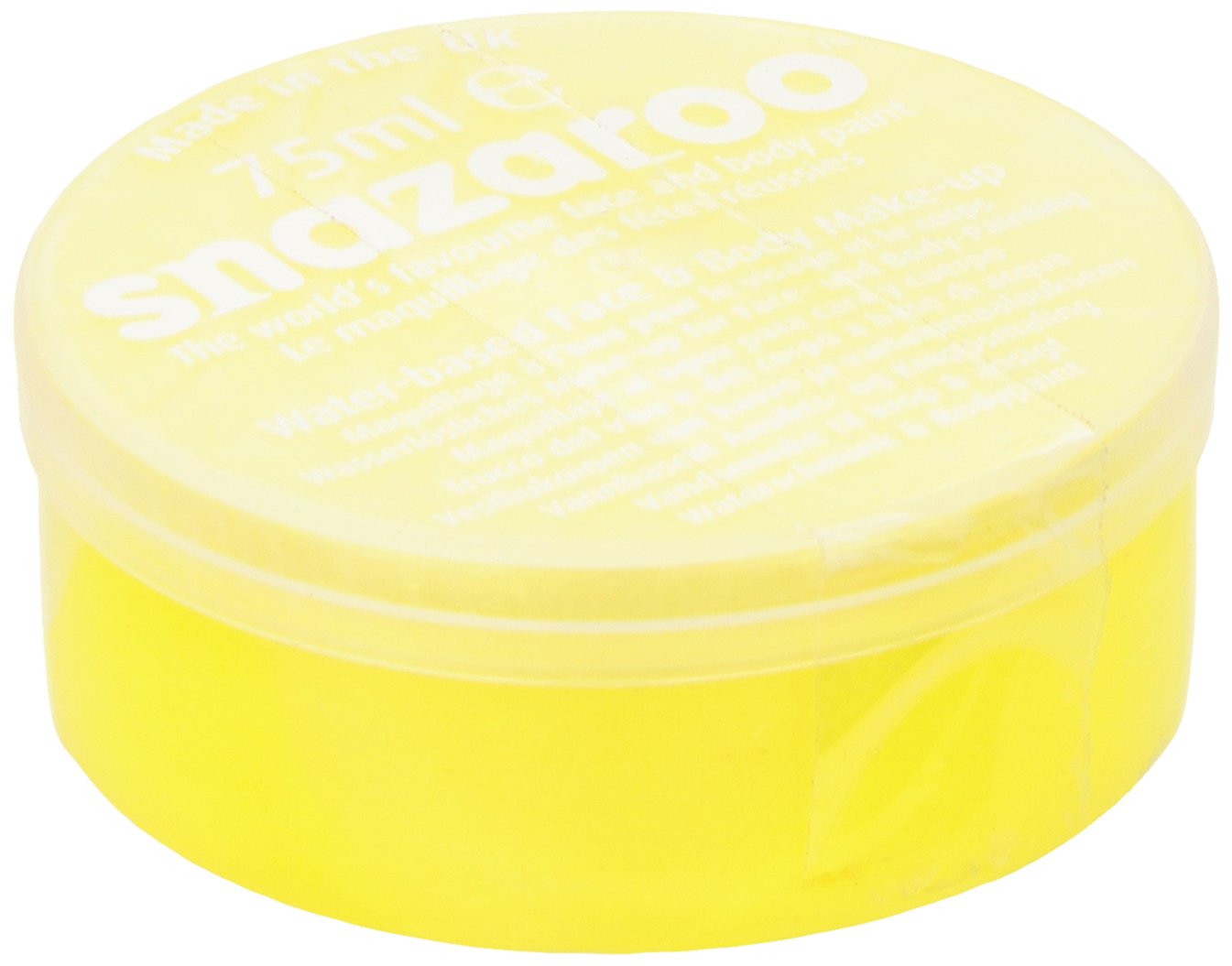 Snazaroo – Klassische Gesichts- und Körperfarbe (18 ml) – Hellgelb