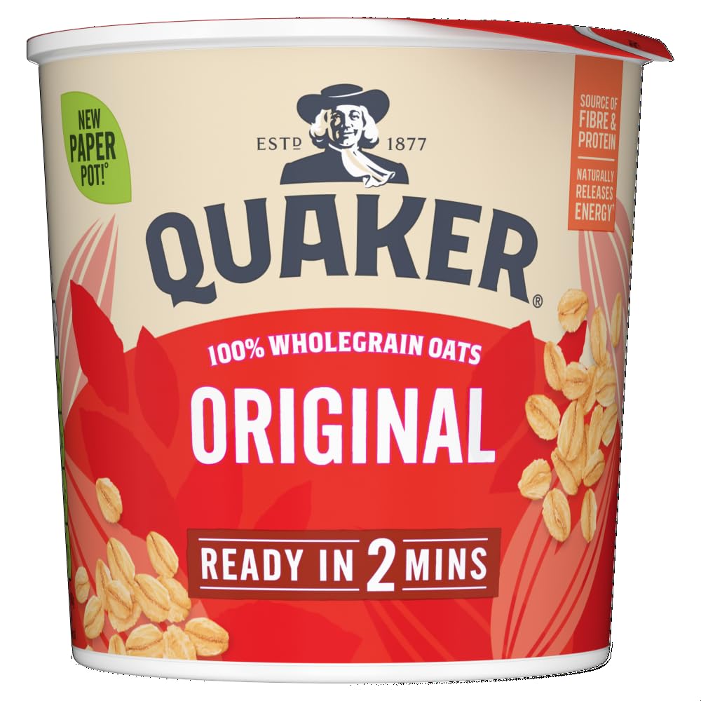 Quaker Oat So Simple Original Porridge-Becher, 45 g (8er-Pack)