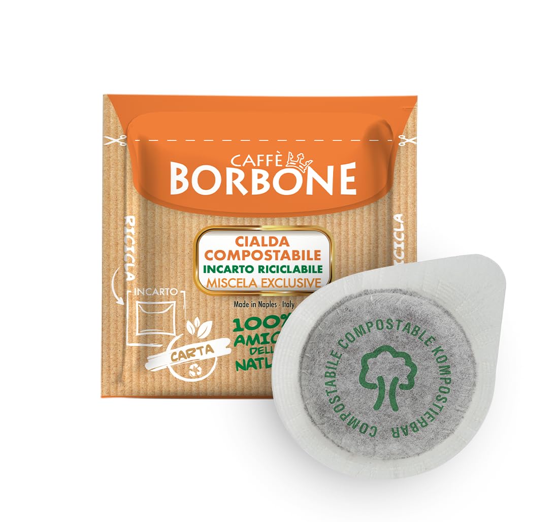 Caffè Borbone – Kompostierbare Pads der exklusiven Kaffeemischung (170 Stück, ESE 44 mm)