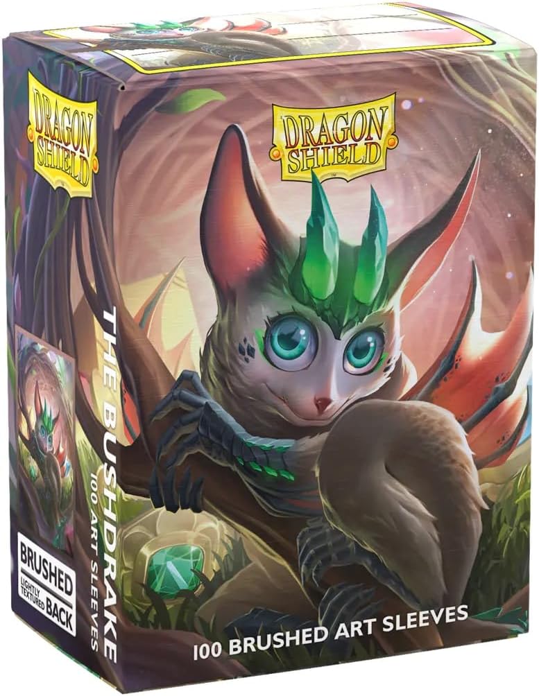 Dragon Shield: Brushed Art – The Bushdrake (100 Stück) – Kartenhüllen für TCG-Schutz