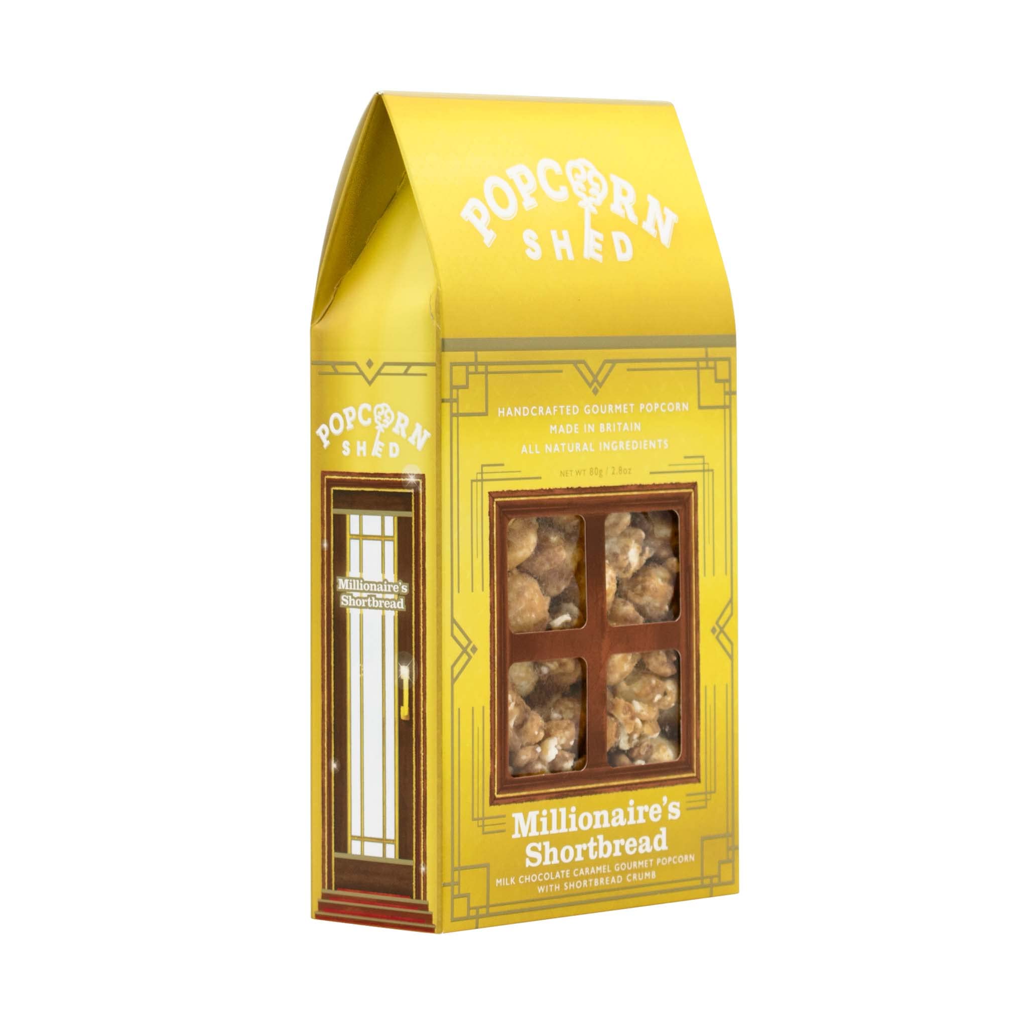 Popcorn Shed Millionaire's Shortbread Gourmet-Popcorn-Geschenkbox