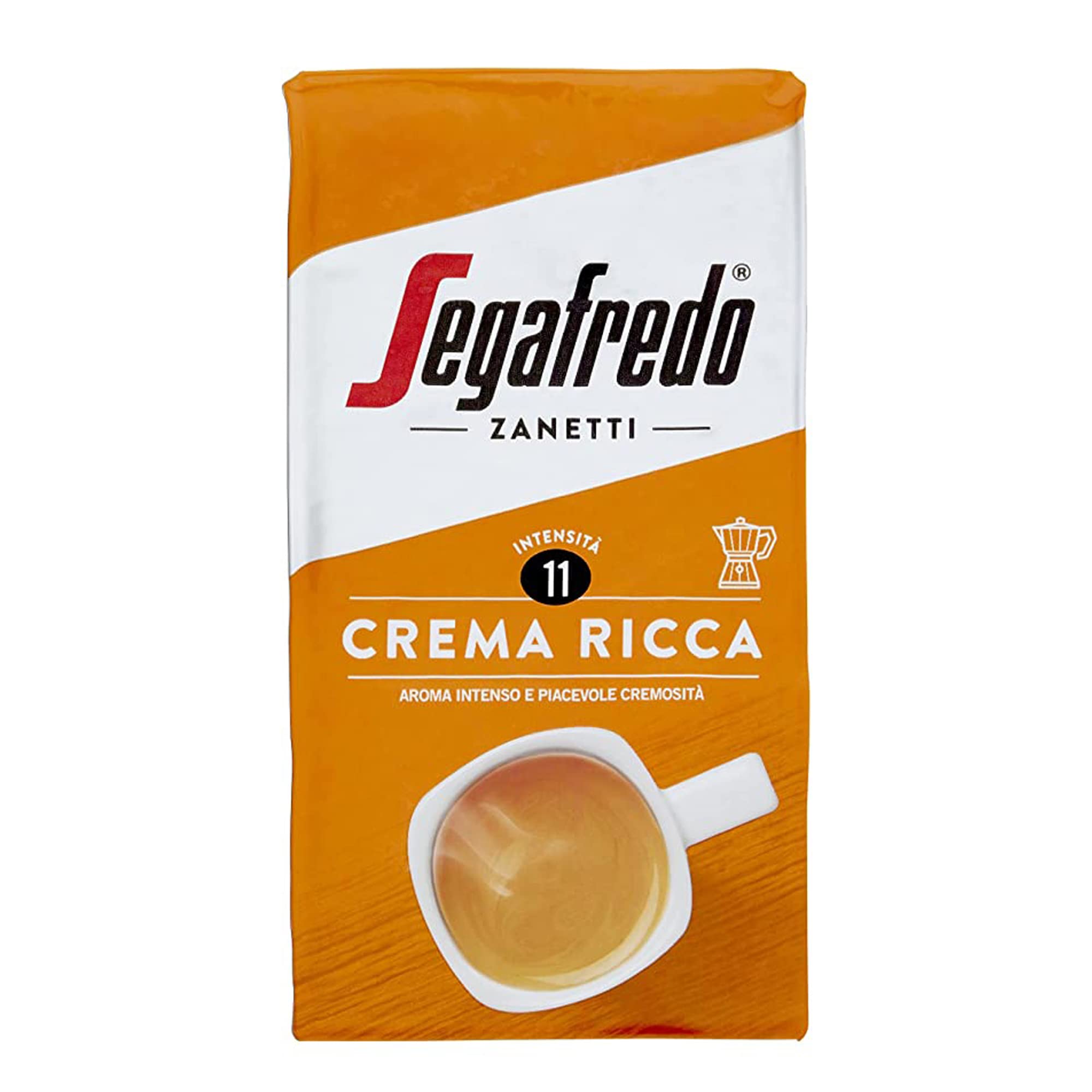 Segafredo Zanetti - Crema Ricca Gemahlener Kaffee (4 x 250g)