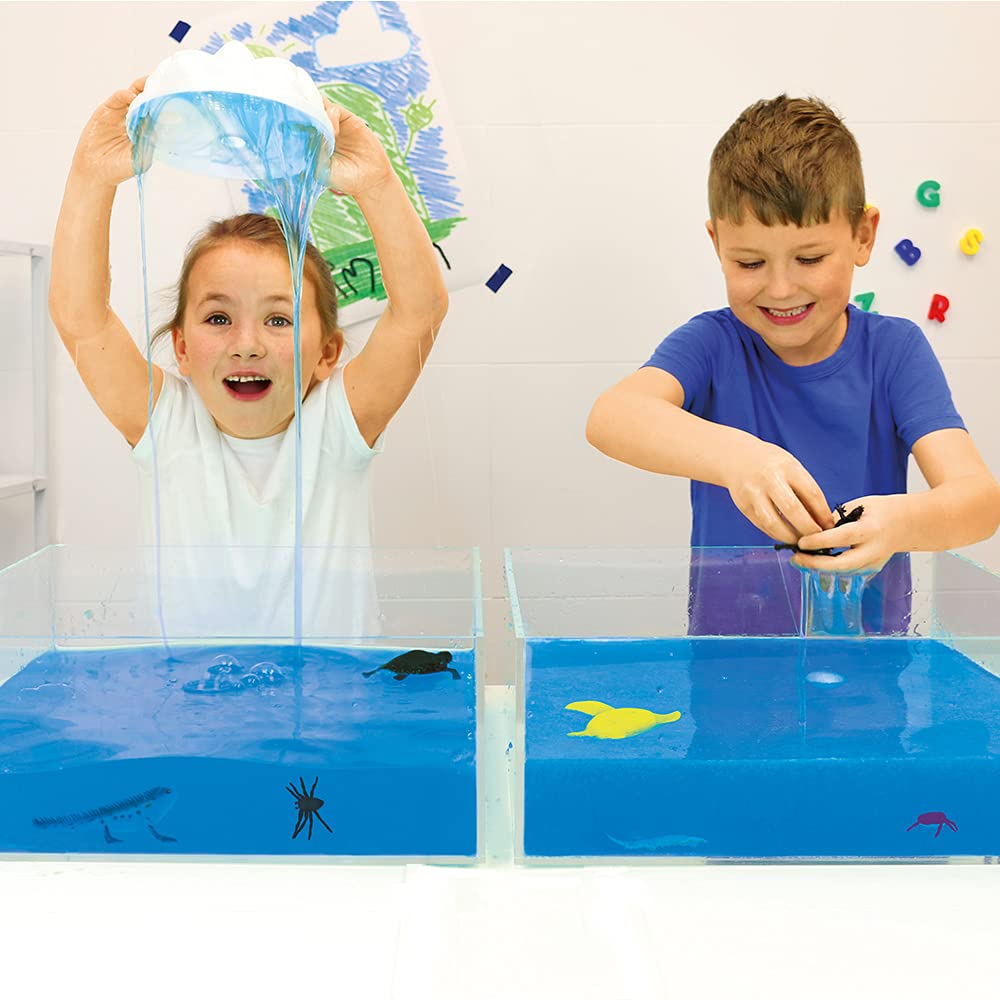 ZIMPLI Slime Play Blue – DIY-Schleim-Set für Kinder, wiederverwendbares sensorisches Aktivitätsspielzeug
