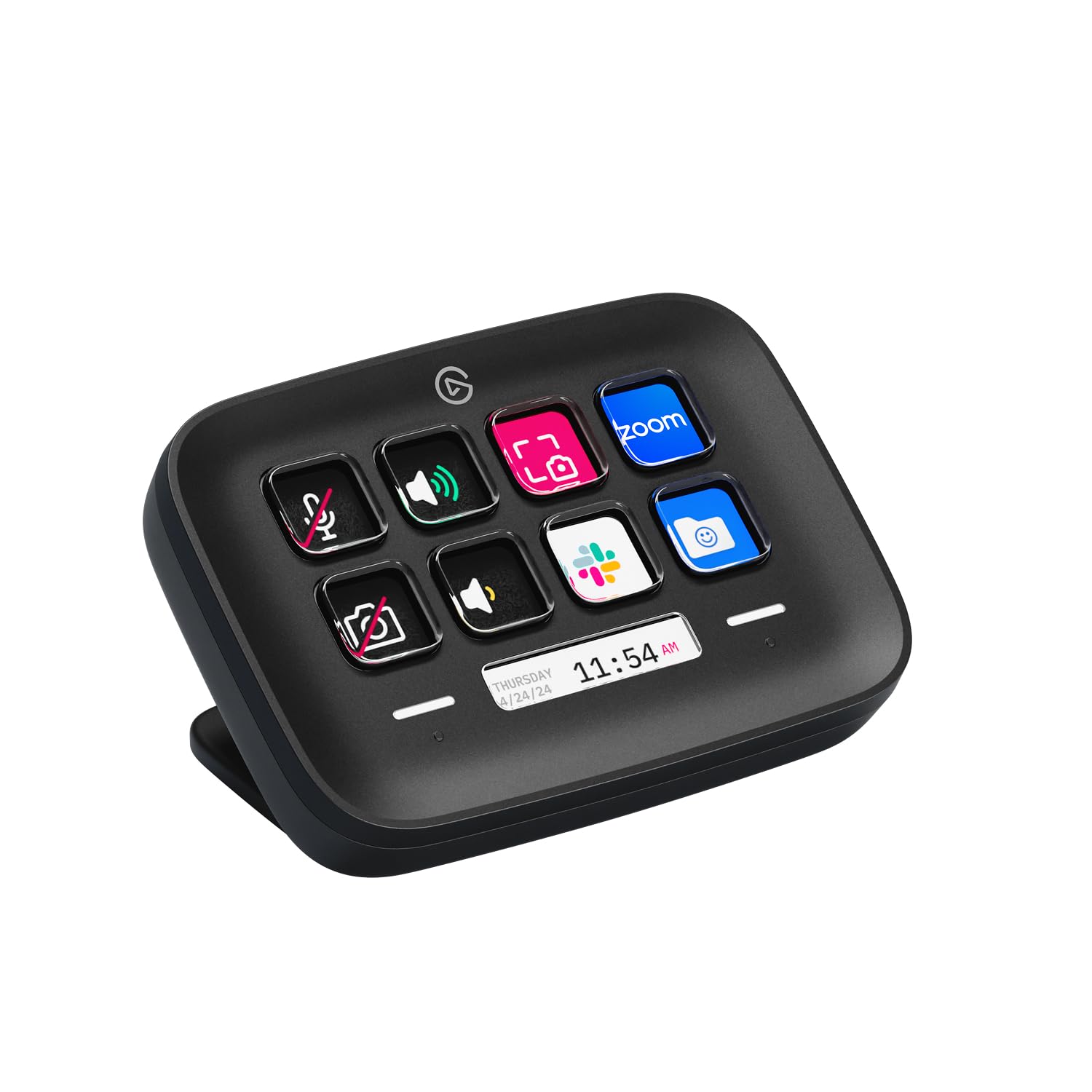 Elgato Stream Deck Neo (Schwarz) – 8 anpassbare Tasten, 2 Berührungspunkte, Geschwindigkeit