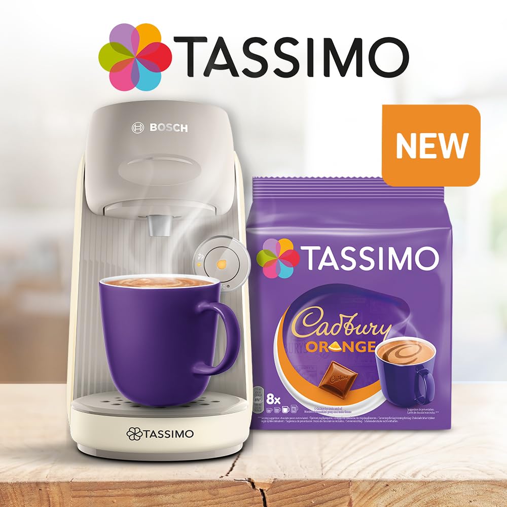 Tassimo Cadbury Orange Heiße Schokoladenkapseln – 5er-Pack (insgesamt 40 Getränke)