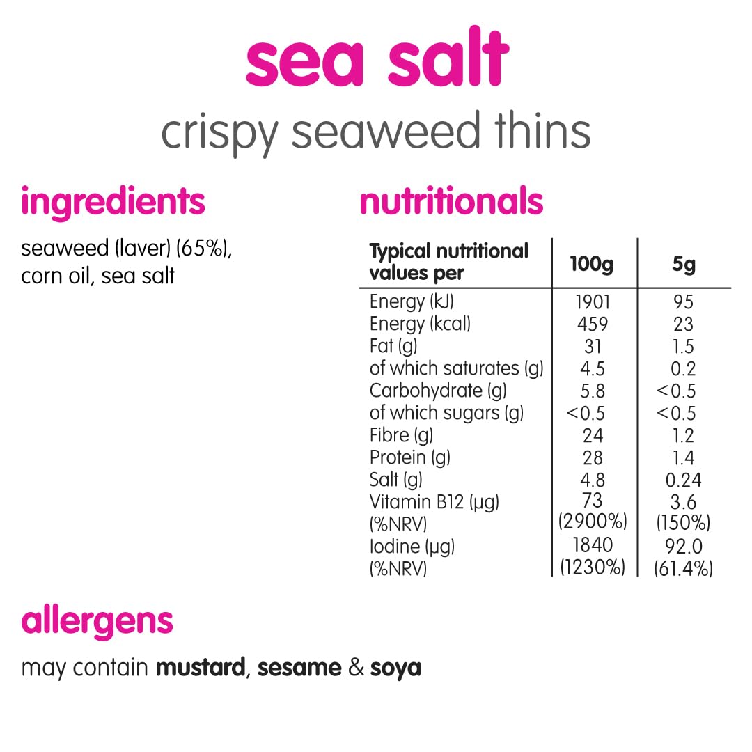 Itsu - Seaweed Thins Meersalz 5g 20er Packung