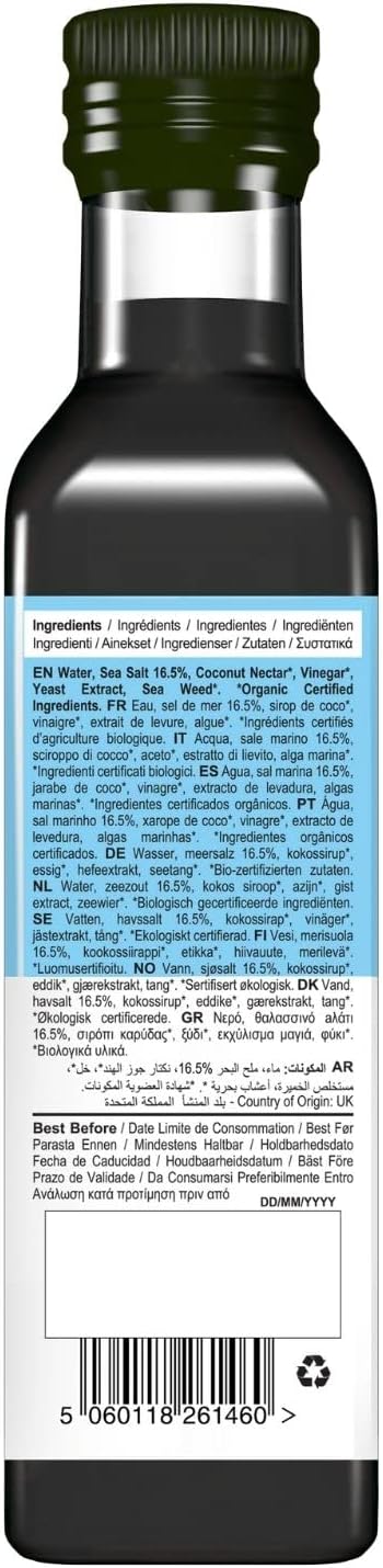 NISH Sauce – Bio-veganer Fischsaucenersatz, glutenfrei, sojafrei, hergestellt in Großbritannien