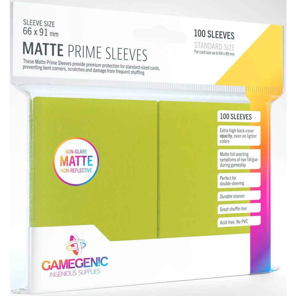 Gamegenic Matte Prime Sleeves – 100er-Pack zum Schutz von Sammelkarten