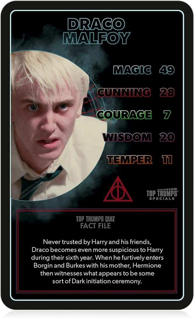 Top Trumps Harry Potter Dark Magic Specials Kartenspiel