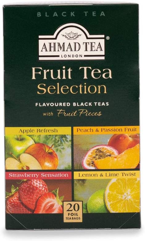 Ahmad Tea Twelve Teas Collection – 60 Teebeutel mit Schwarz-, Grün- und Früchtetees