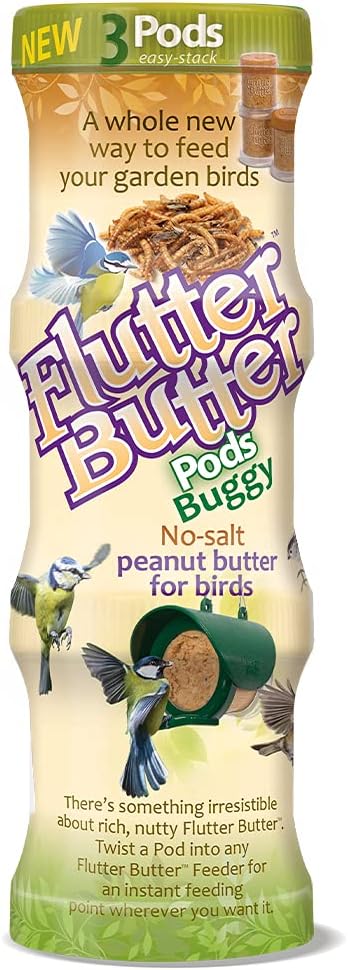 Jacobi Jayne FB-PB3 Flutter Butter Buggy Pods, 3er-Packung x 170 g