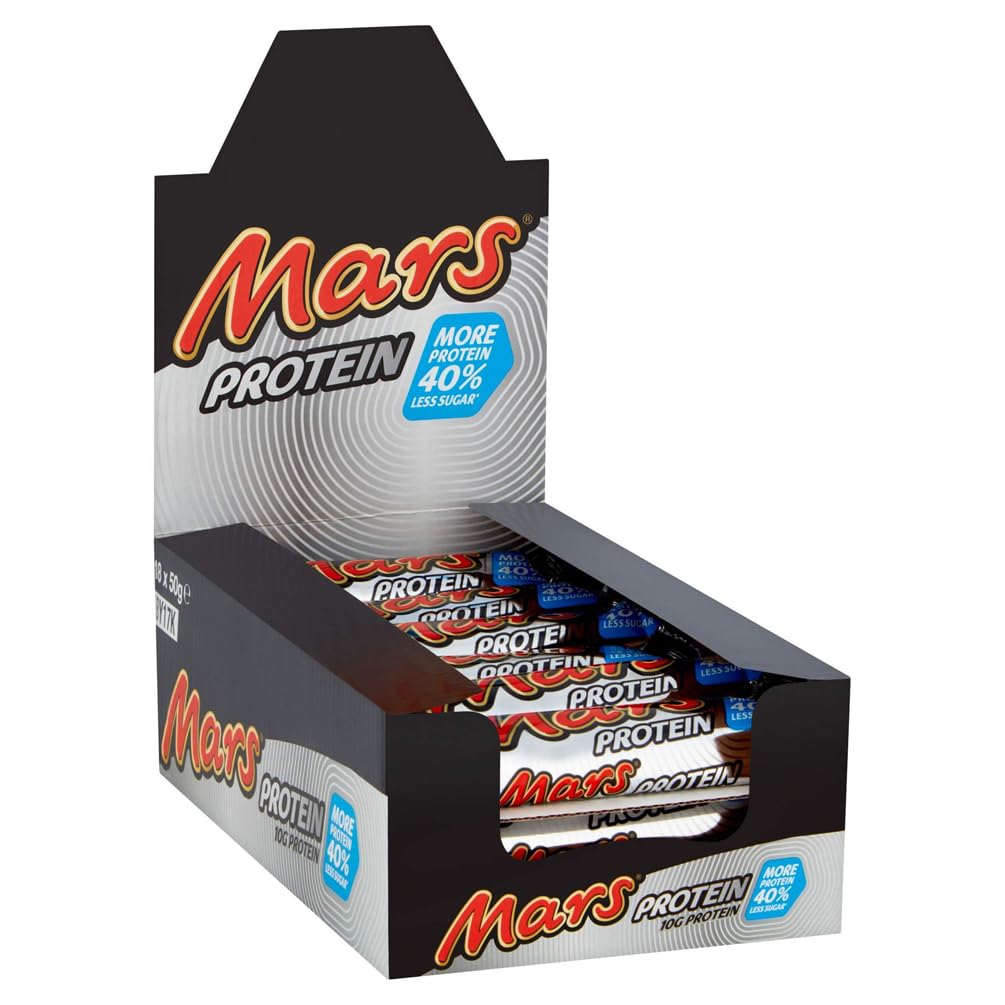 Mars Schokolade & Karamell Proteinriegel Großpackung, 18 x 50 g
