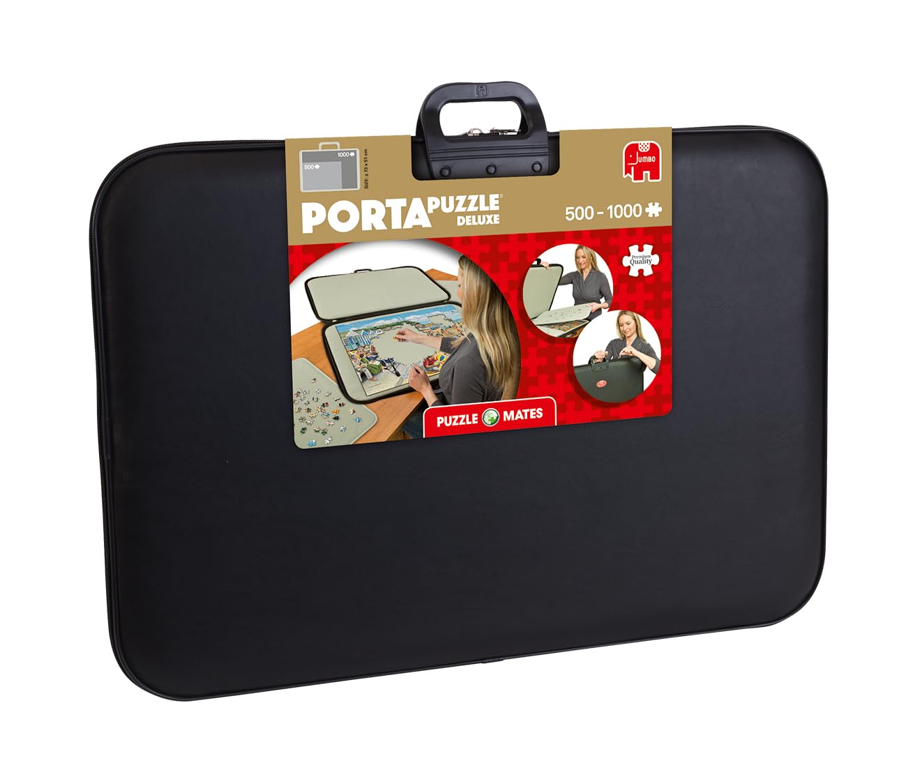 PortaPuzzle Deluxe - 1000-teilige Puzzle-Aufbewahrungs- und Transportbox für Puzzles bis zu 73 x 51 cm