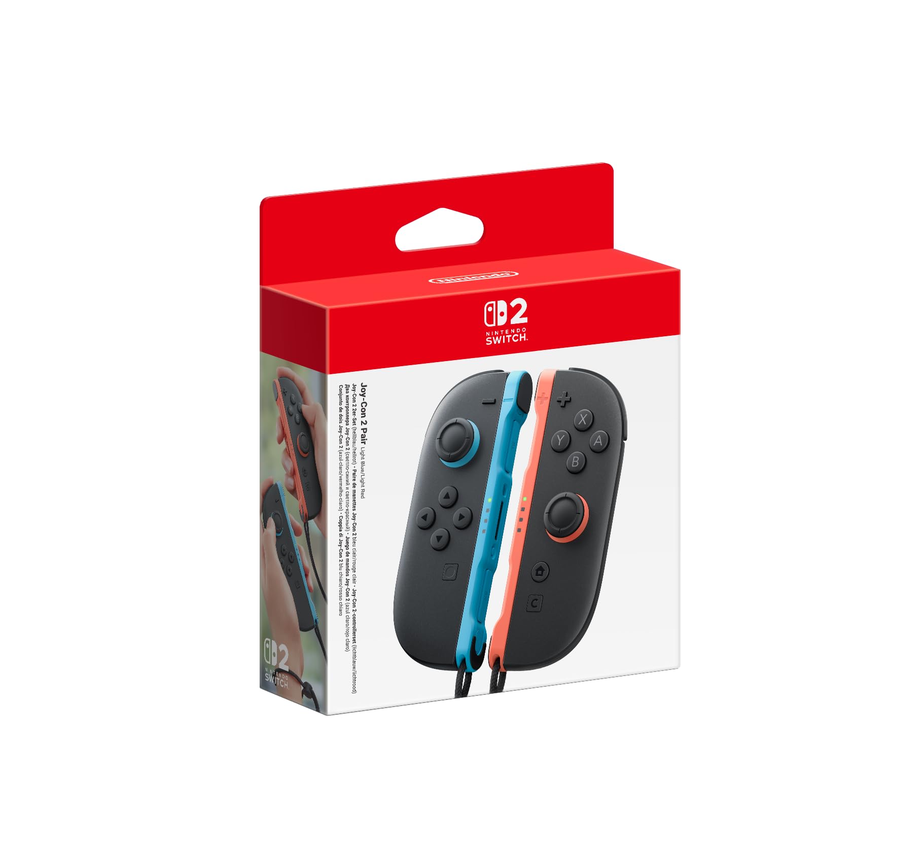 Nintendo Joy-Con 2 Paar - Hellblau und Hellrot für Nintendo Switch 2