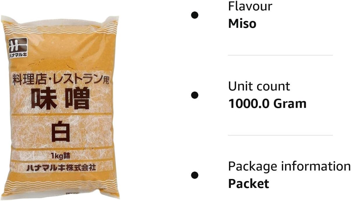 Hanamaruki Weiße Miso-Paste – 1 kg Glas