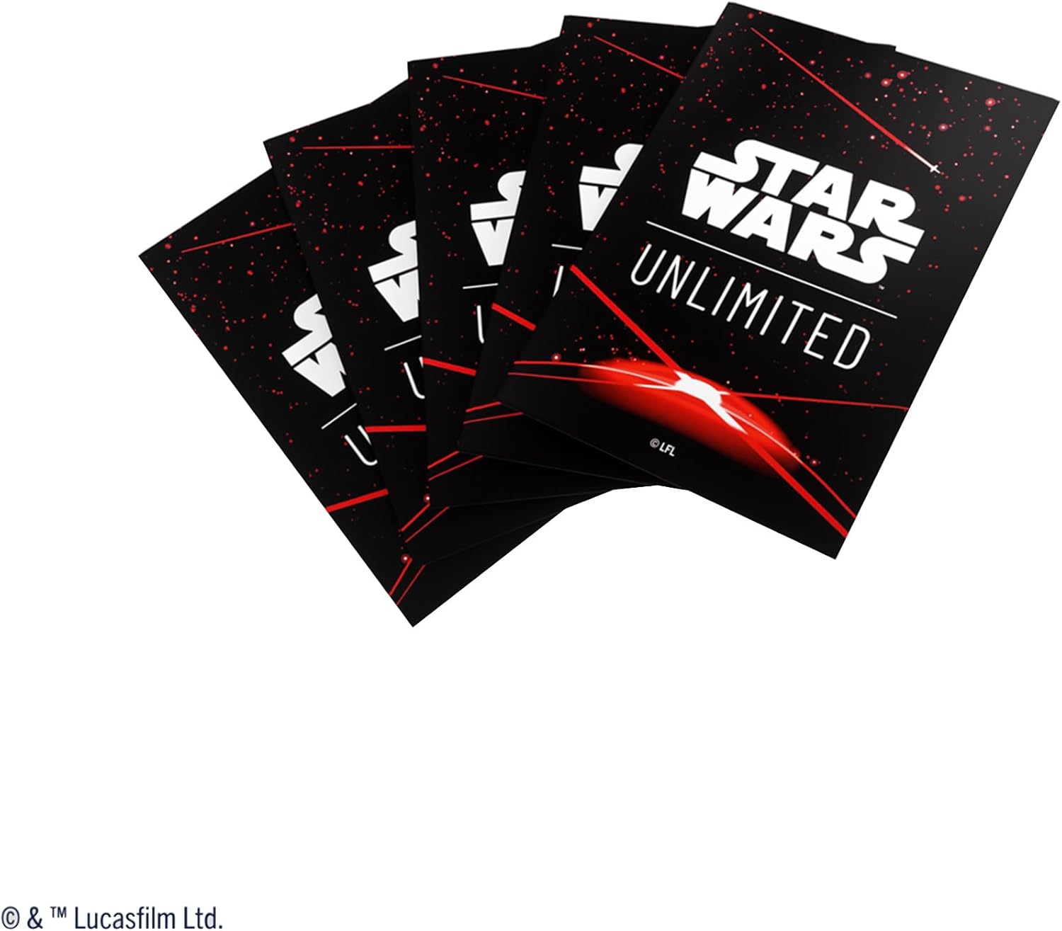 Gamegenic Star Wars Unlimited Doppel-Sleeving-Paket – Space Red
