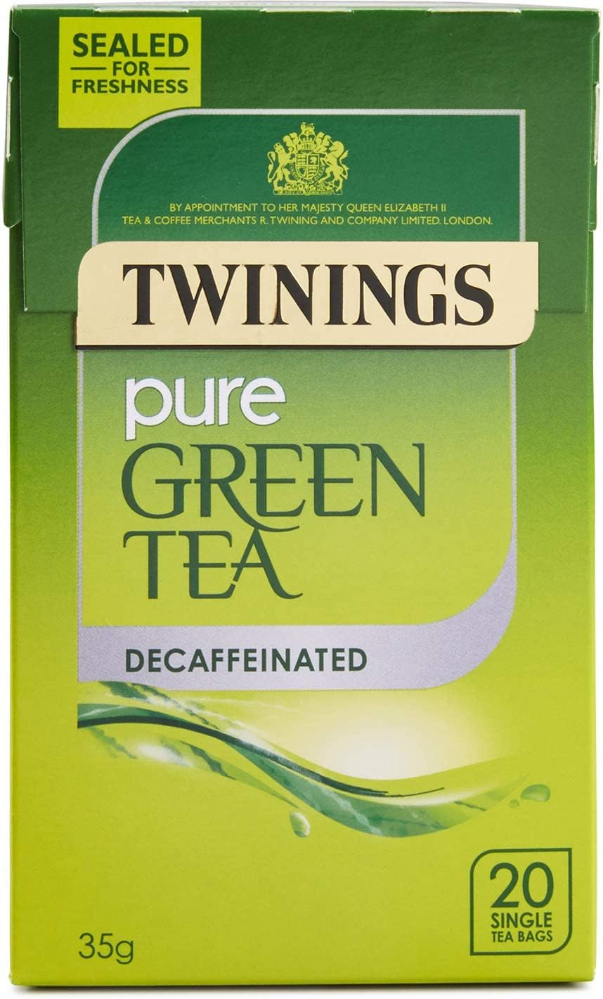 Twinings Decaf Pure Grüner Tee, Packung mit 20 Teebeuteln