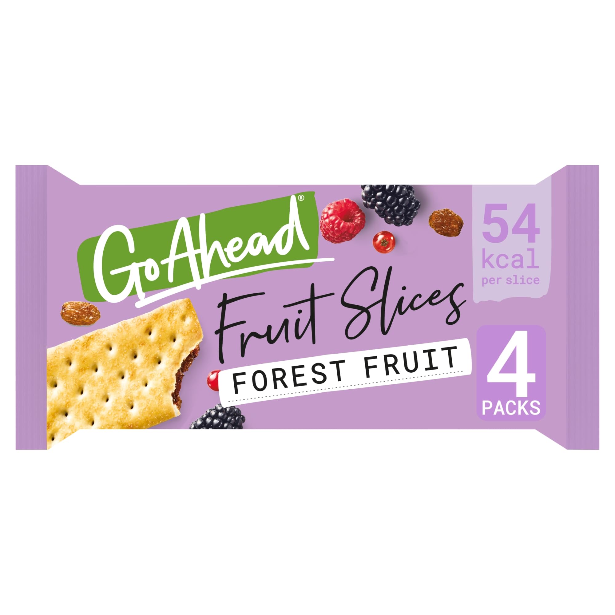 Go Ahead Waldfrucht Knusprige Fruchtschnitte 4 Snackriegel, 174 g