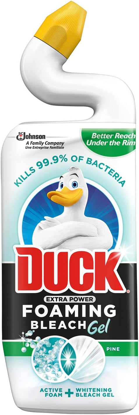 Duck – schäumender Toilettenreiniger mit Bleichgel und Meeresduft, 750 ml