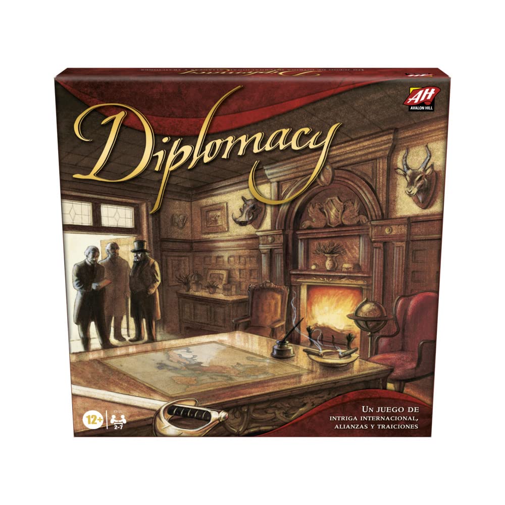 Avalon Hill Diplomacy Brettspiel, Mehrfarbig