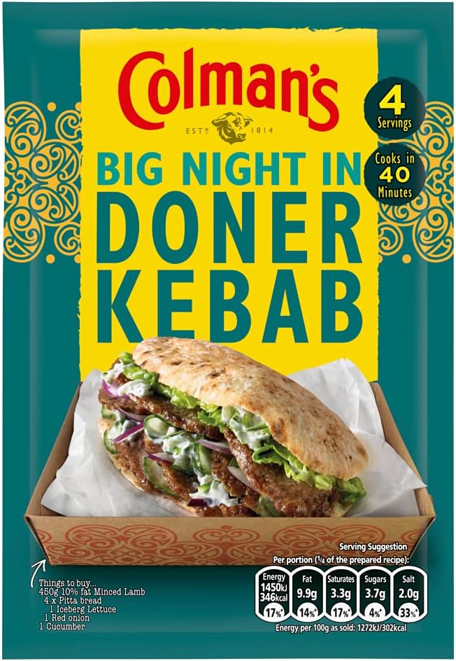 Colman's Big Night In Döner Kebab Rezeptmischung 38 g