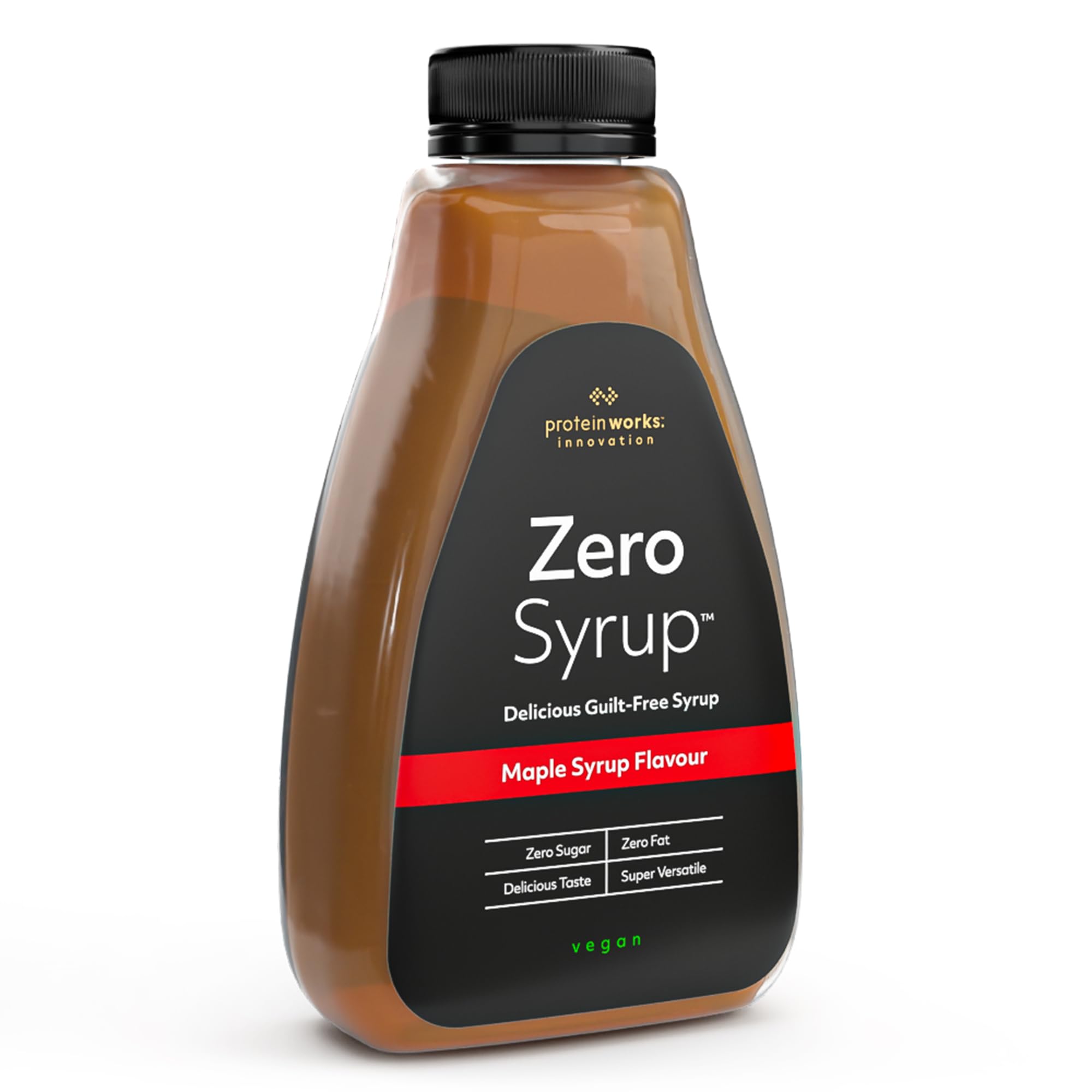 Protein Works Zero Syrup 425 ml – Ahorngeschmack, zuckerfrei, fettfrei, kalorienarmes Dessert-Topping