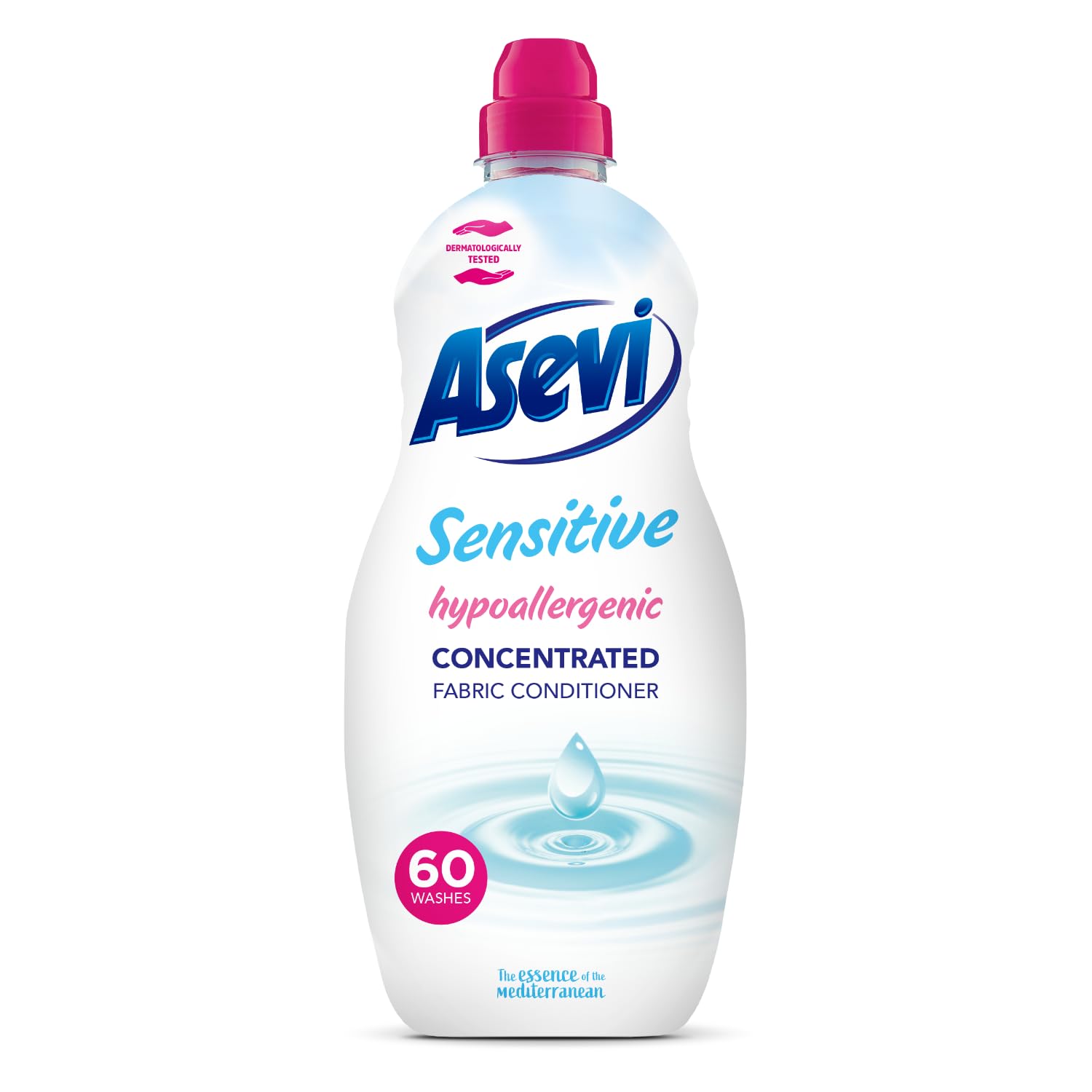 Asevi – Flüssiger Weichspüler für empfindliche Textilien (1,38 l, 60 Wäschen)