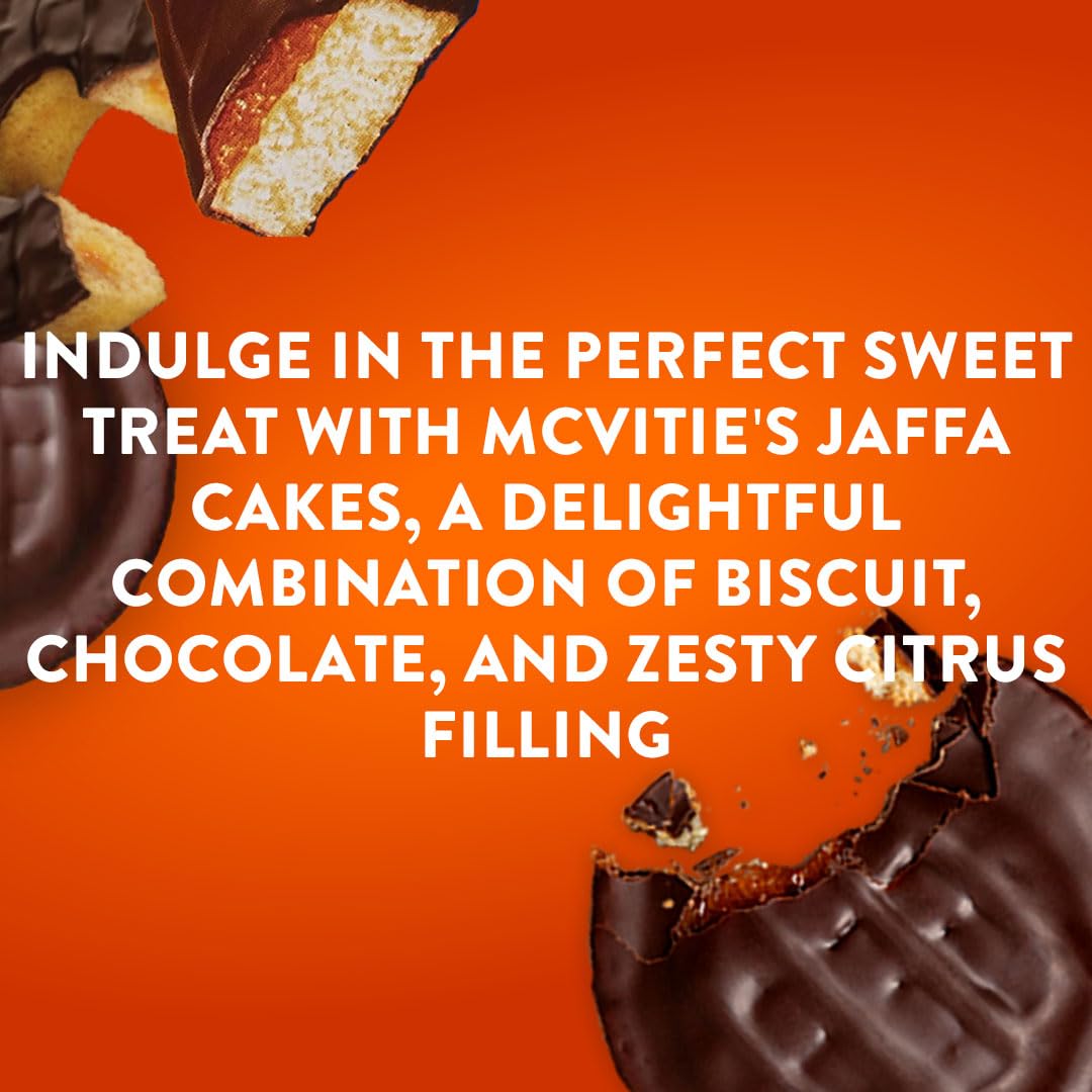 McVitie's Jaffa Cakes 4er-Kuchen-Snack-Packung, 50 g (20er-Packung)