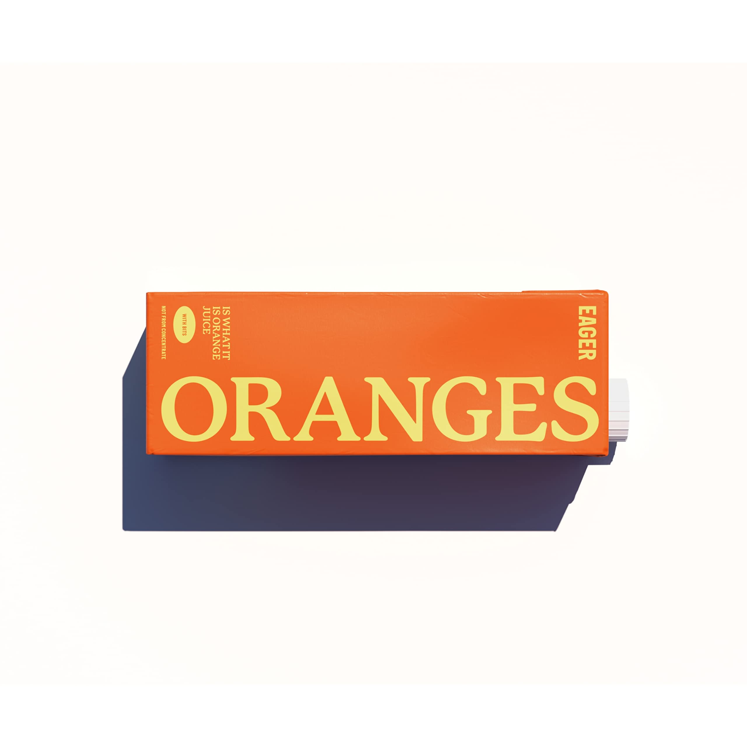 Eager - Orangensaft mit Stückchen, 100 % gepresst, nicht aus Konzentrat