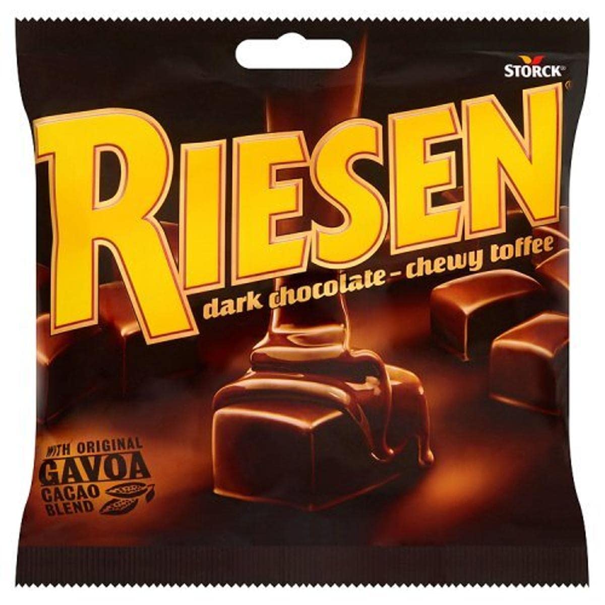 Riesen Zartbitterschokolade, Toffee, 135 g, mit Gavoa-Kakaomischung