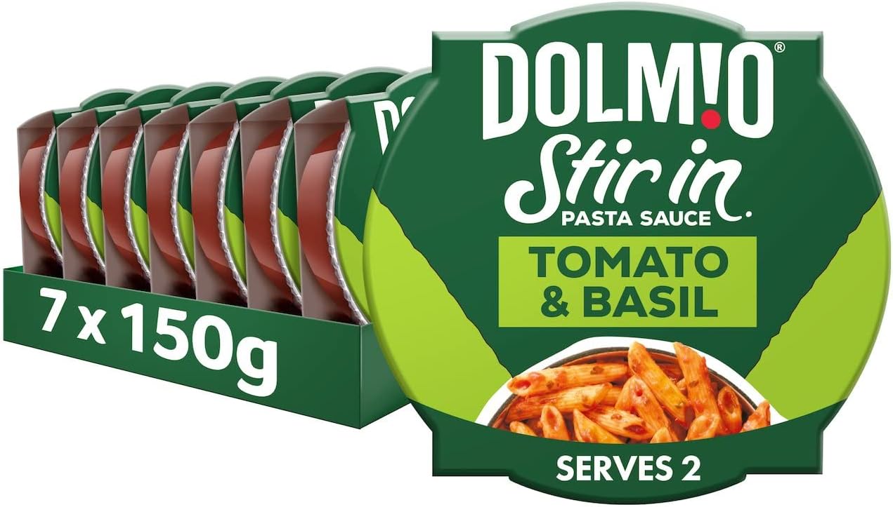 Dolmio Einrühr-Pastasauce mit Tomaten und Basilikum, 7 x 150 g Multipack