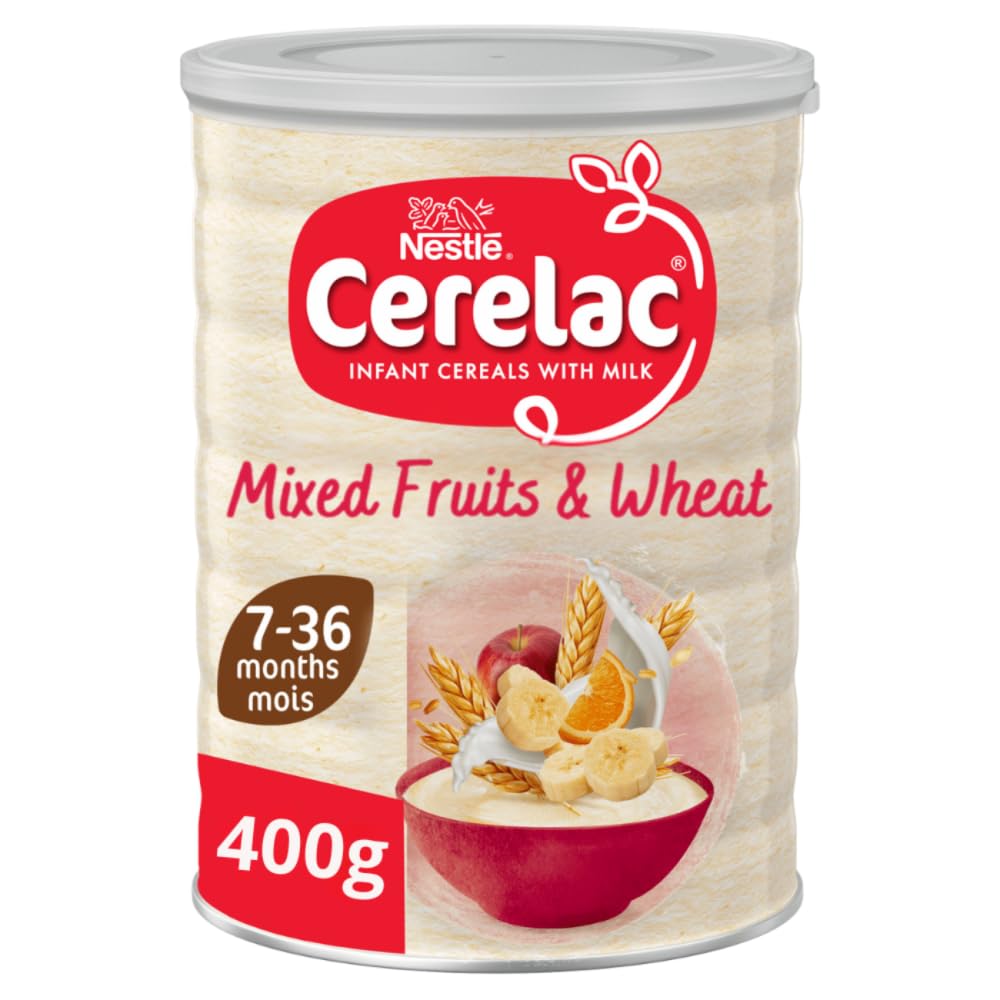 Cerelac Babybrei mit Früchten und Weizen und Milch 400 g | ab 7 Monaten