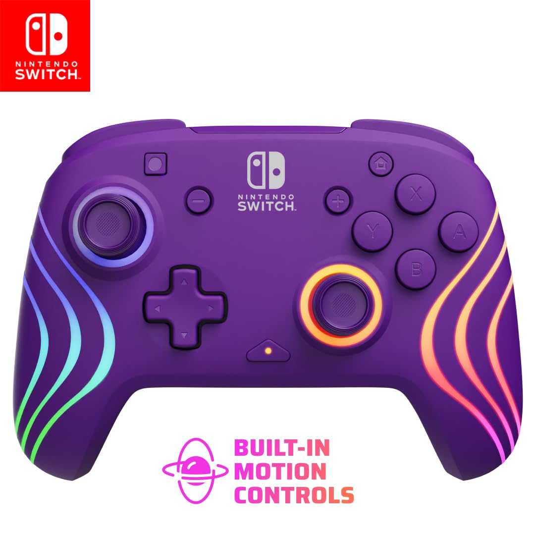 PDP Afterglow Wave Wireless Pro Controller mit Full Motion für Nintendo Switch