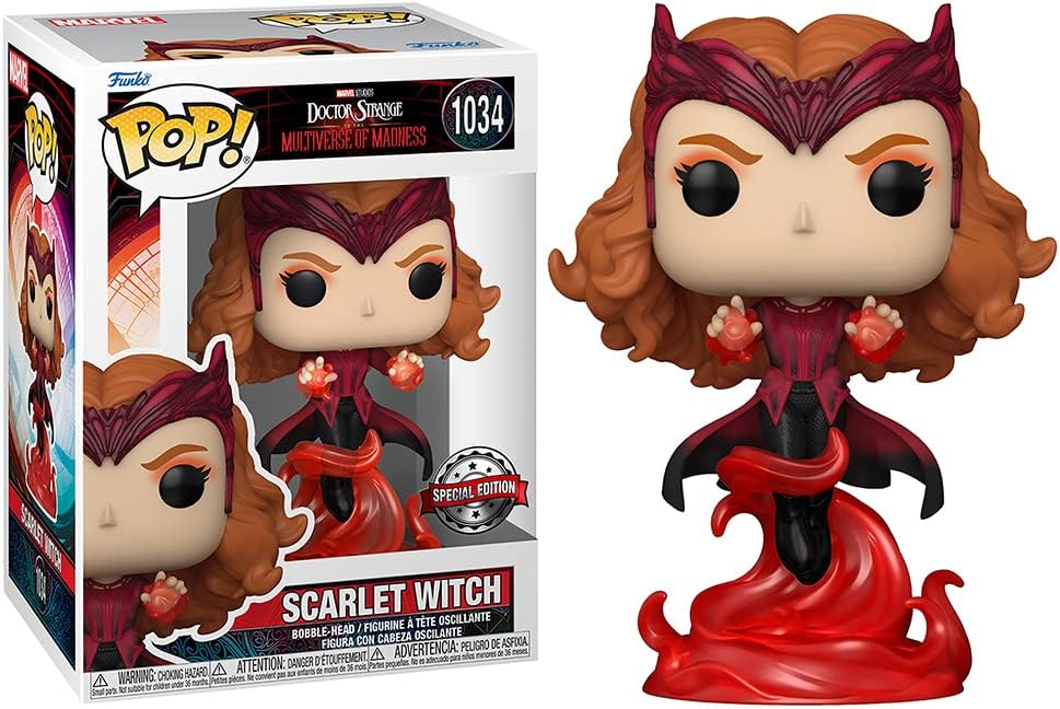 Funko Pop! Marvel Doctor Strange im Multiversum des Wahnsinns – Scarlet Witch Vinyl (FU62816)