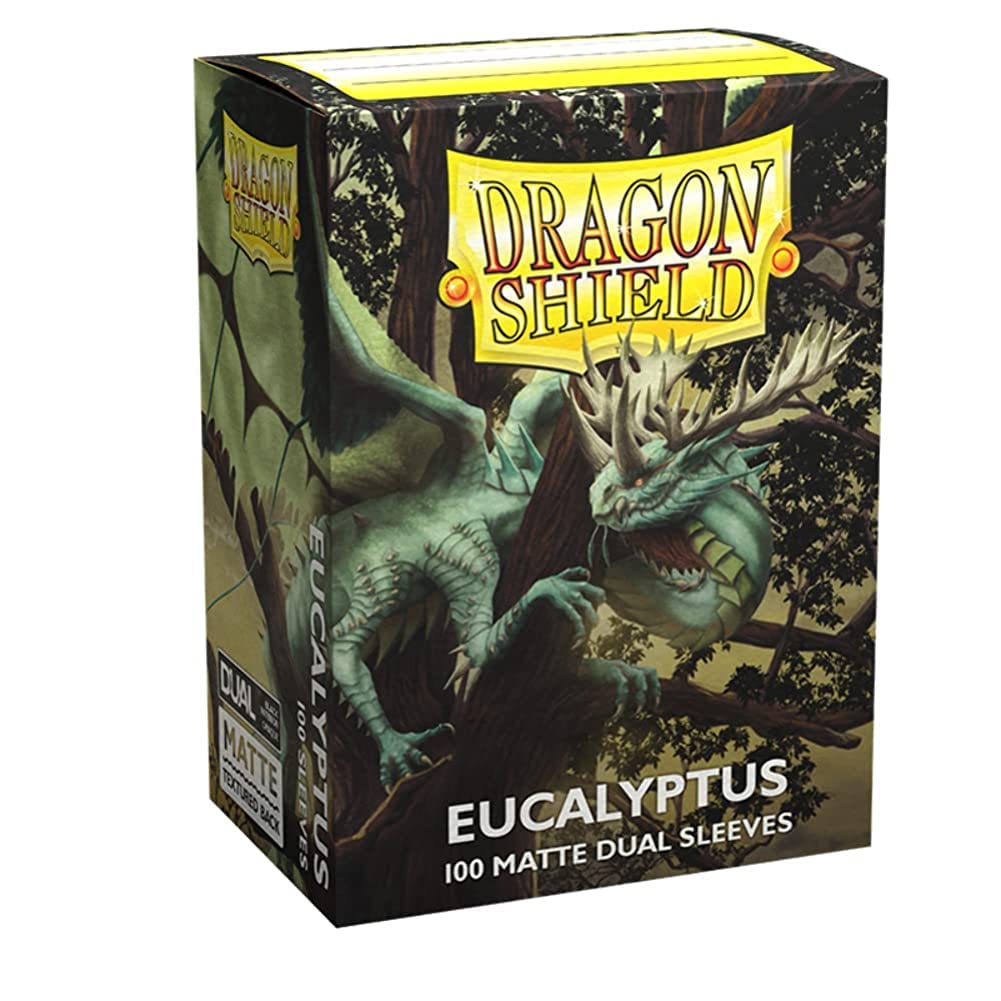 Dragon Shield Standardgröße, zwei matte Eukalyptus-Hüllen (100 Stück)