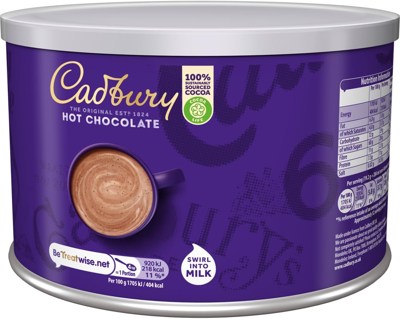 Cadbury - Trinkschokolade 1 kg