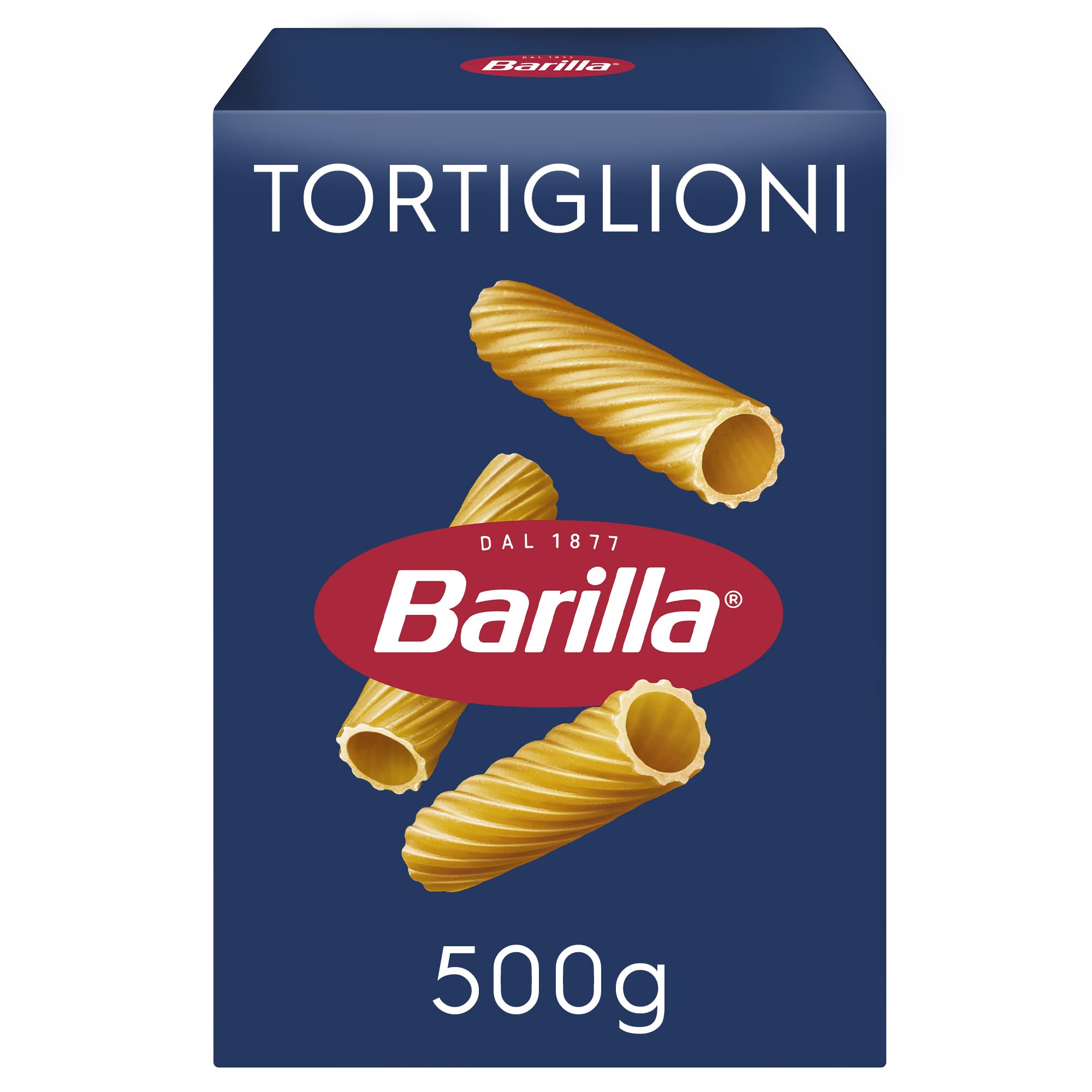 Barilla Tortiglioni – Authentische italienische Pasta aus Hartweizen – 500 g