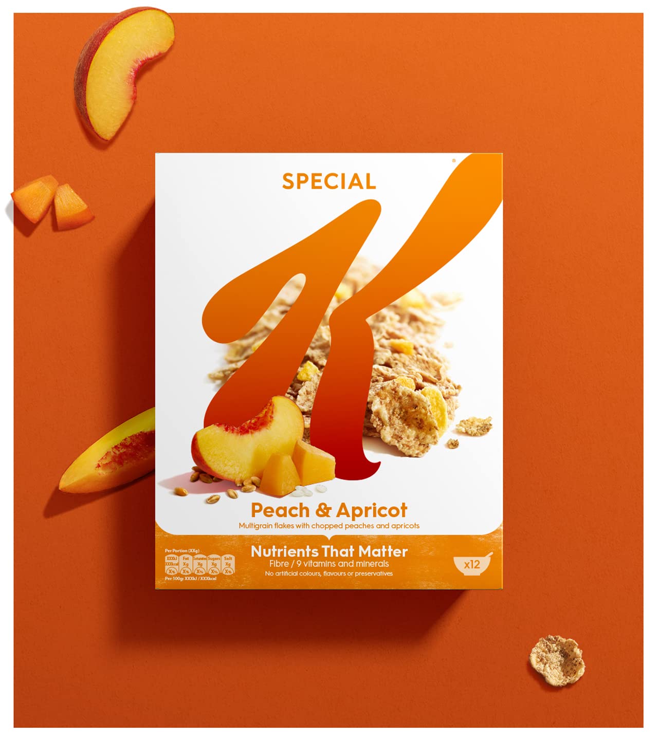 Special K Pfirsich-Aprikose-Frühstücksflocken-Box, 360 g