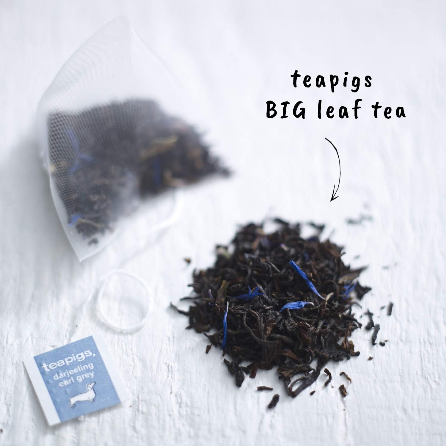 Teapigs Darjeeling Earl Grey Teebeutel - Ganzblatt-Tee (76682)