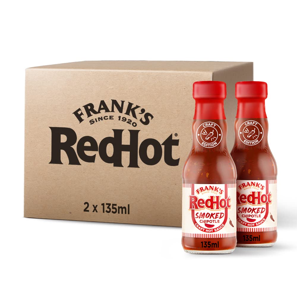 Frank's RedHot Smoked Chipotle Craft Hot Sauce 135 ML | Pack of 2