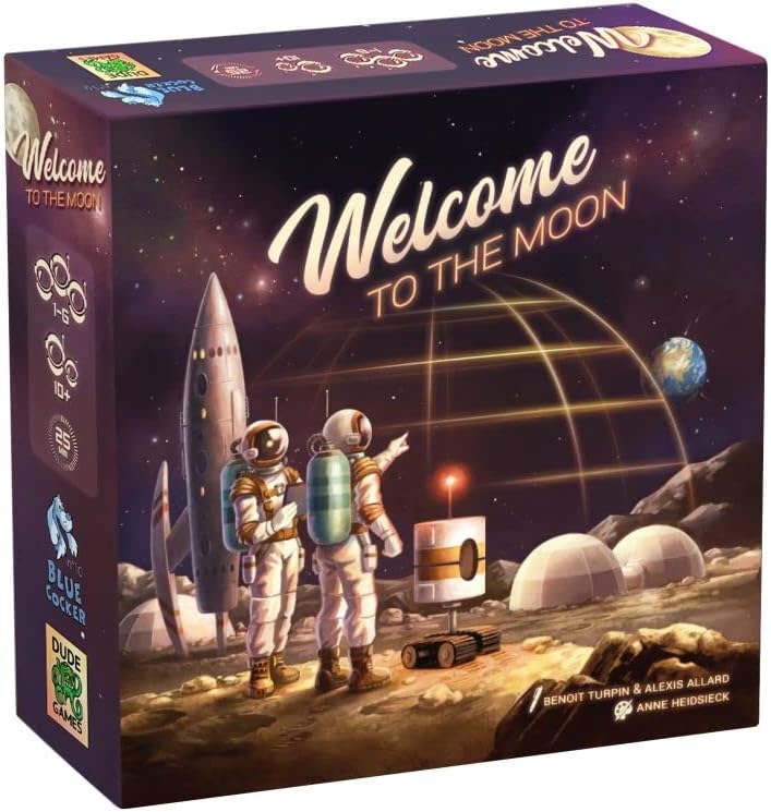 Blue Cocker Games Willkommen auf dem Mond Brettspiel