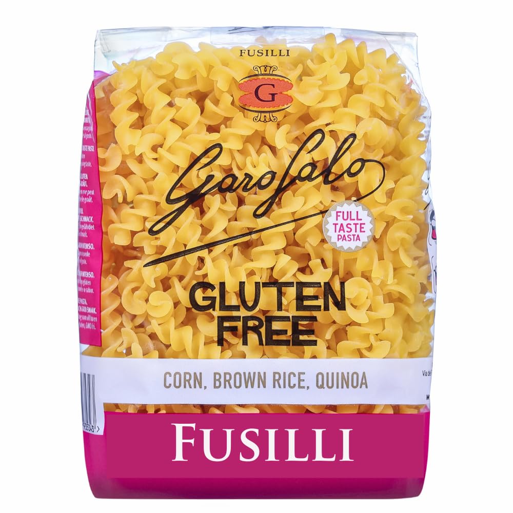 Garofalo Glutenfreie Fusilli italienische getrocknete Nudeln, 400 g