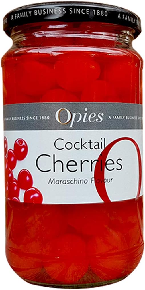 Opies Cocktailkirschen ohne Stiel, 950 g Glas